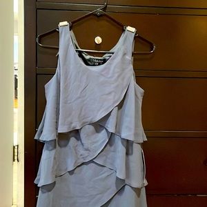 Women’s grey tulip tier dress